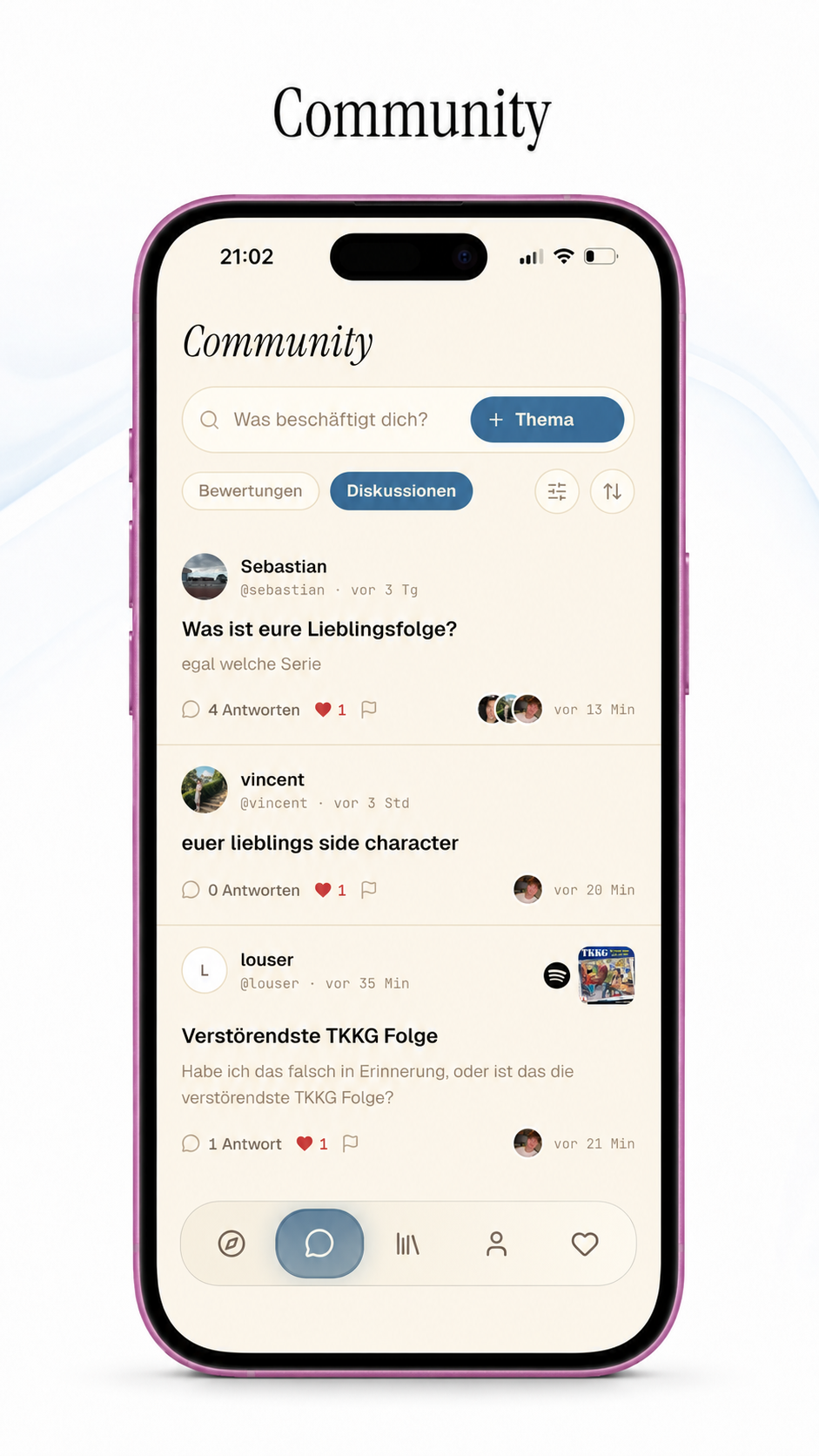 Screenshot Community